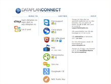 Tablet Screenshot of connect.dataplan.no